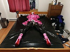 Sissy Maids Bed Bondage 