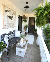 Back Porch & Key Hole Garden