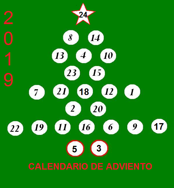 he participado en el CALENDARIO DE ADVIENTO 2019