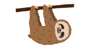 【悲報】ナマケモノさん、お猿さんにごはんを取られて咽び泣く…