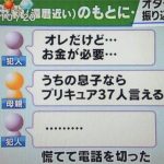 【期限】詐欺師「オレだけど、金が必要なんだ」母親「ふーん、ほなプリキュア37人言ってみぃ」