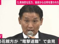 【スポーツ関連】貴乃花親方が相撲協会に退職届け　相撲協会「告発状が事実無根と認めないと廃業にするぞ」と圧力が理由