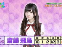 【齋藤飛鳥】現実の飛鳥ちゃん（１００点満点中２８点）理想の飛鳥ちゃん（５００点満点中４８６点）１位の成績でドヤッてる