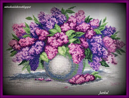 JARRON DE FLORES LILAS