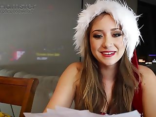 Sexy Remy LaCroix reading naughty letters to Santa xHamsta