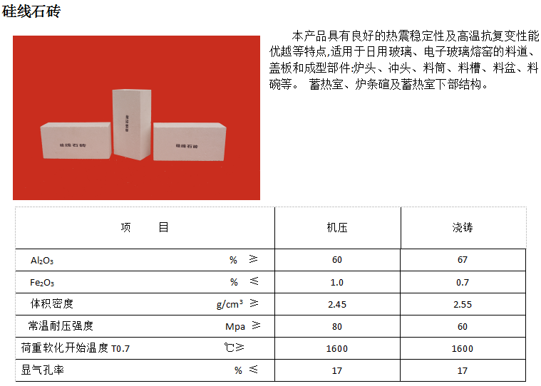 硅線石磚