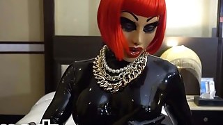 Chinesischer Porno, Dildo, Puppe, Latex, Orgasmus, Gummi, Vibrator