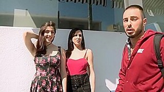 Grupo de tres, Gangbang, Transexuales, Transexual y mujer