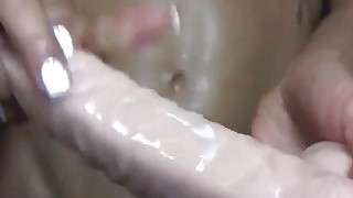 Pupe, Tette grosse, Brune, Dildo, Fighe strette