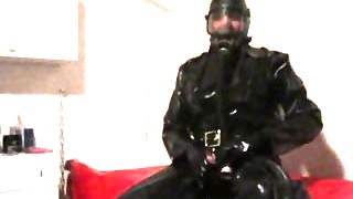 Spiel, Latex, Masturbation, Shemale, Allein, Retro