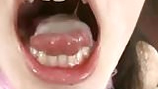 JAV Cum In Mouth