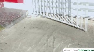 Shae Celestine Tight Wet Pussy Gets Banged In Public