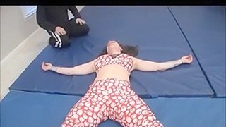 Neck Breaking Piledriver And Powerbomb On Women Intergender Wrestling-Part4