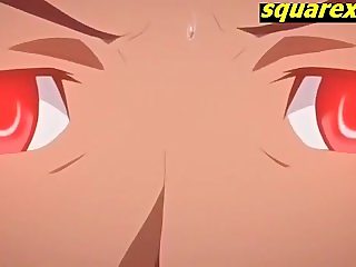 Her first pussy creampie (teen anime 3some)