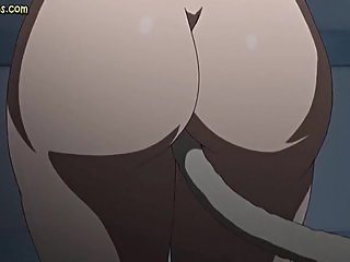 Big boobed anime blonde gets cunt fucked and