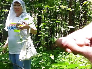 good grandmother in the forest