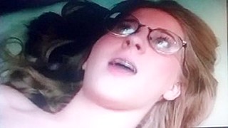 Nerdy College Girl In Glasses Fucked