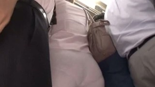 Asian Girl Groped To Orgasm On A Bus