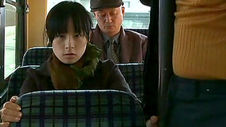 Japanese Babe Enjoys Blowing A Horny Guy She Met On The Bus