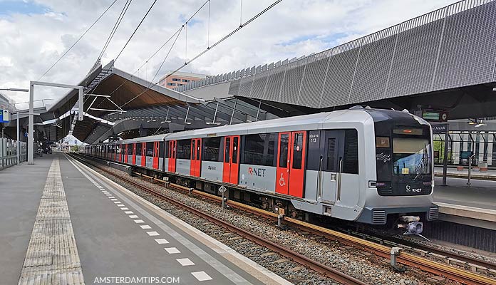 amsterdam metro at bijlmer-arena