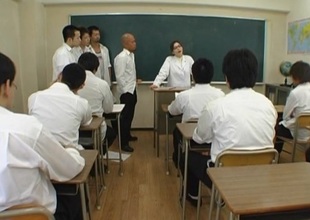 Yuki Tsukamoto?s In Make an issue of To the core A Teacher Gangbang