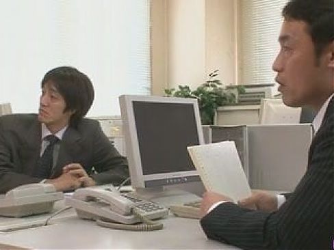 Two Guys Fuck And Creampie Aiko Hirose At The Office