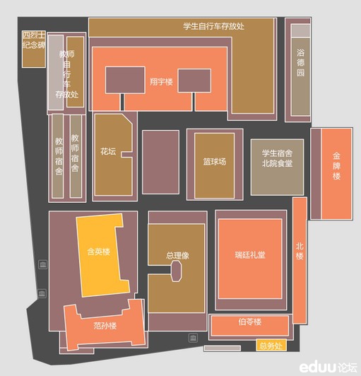 南开中学俯瞰图