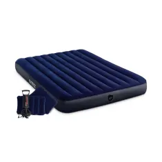 Intex Dura-Beam Downy Classic Airbed with Hand Pump Queen