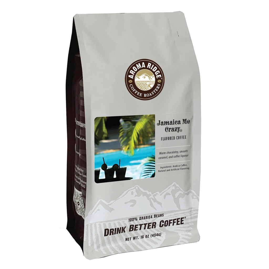 16 ounce bag of Jamaica me crazy flavored Coffee, 100% Arabica Beans