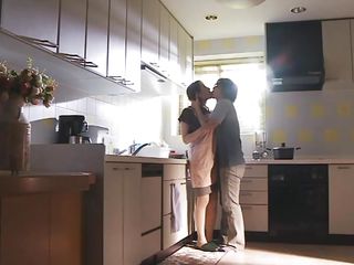 While doing her housework, her man approaches her and he gives his woman a well-deserved break from all those chores. Rika is a aged Asian and still has a sexy body and a booty that makes knobs hard! Her big boobs are getting squeezed and licked by him and then he rubs her cum-hole nice and slow.