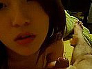 This lustful Korean couple gets it on like crazy. They know how to make a quality homemade sex video. This guy films her hirsute twat acquire stuffed from a close angle.