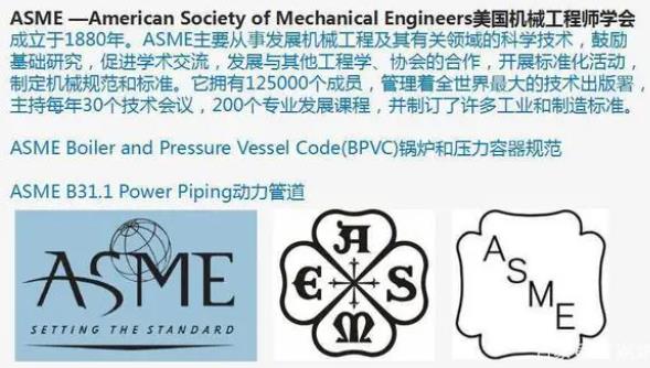 ASME标准与认证简介