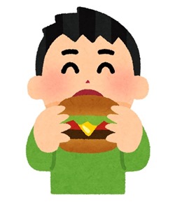 syokuji_hamburger_boy