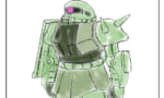 【ガンダム】ザクの日だと聞いてザクを描いてみたよ