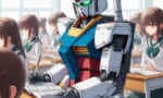 【画像】AI「お前らが見たかった学園ガンダム描いたぞ」