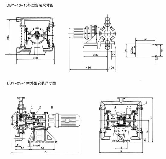 DBY電動隔膜泵