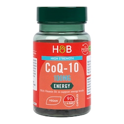 Holland & Barrett High Strength Co-Q10 100mg 90 Capsules