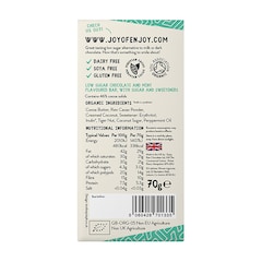 Enjoy Raw Low Sugar Mint Chocolate Bar 70g