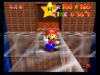 スーパーマリオ64 さむいさむいマウンテン 100コインスター 最速クリア動画56秒9（実機） 