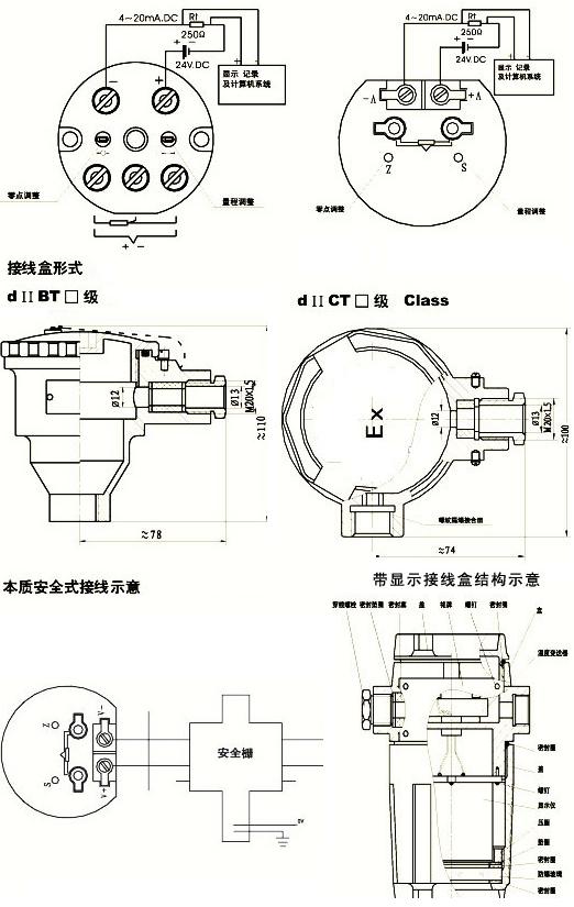 WRNB-140、WRNB-140G|帶溫度變送器隔爆熱電偶