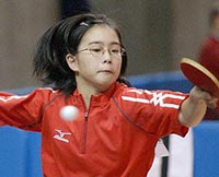 石川佳純の幼少時代