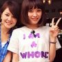 高橋愛｢I AM A WHORE(私は尻軽女)｣ふしだらな衣装を強引なテロップで隠して放送事故回避!!