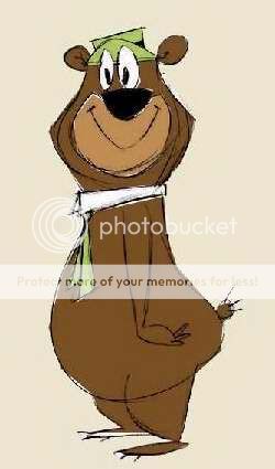 Sketch art Yogi Bear clipart image clip.