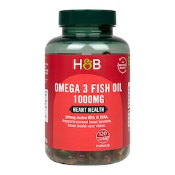 Holland & Barrett Omega 3 Fish Oil 1000mg 120 Capsules