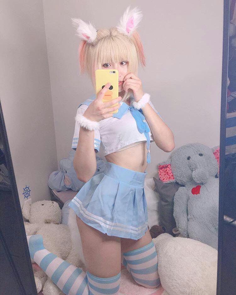 【ケモミミエロ画像】バニーちゃんだけじゃない！超美少女が猫耳やクマミミなどのケモミミコスプレして絶賛発情期のケモミミエロ画像集 02