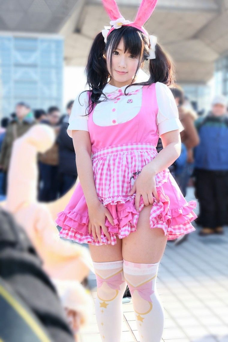 【ケモミミエロ画像】バニーちゃんだけじゃない！超美少女が猫耳やクマミミなどのケモミミコスプレして絶賛発情期のケモミミエロ画像集 11