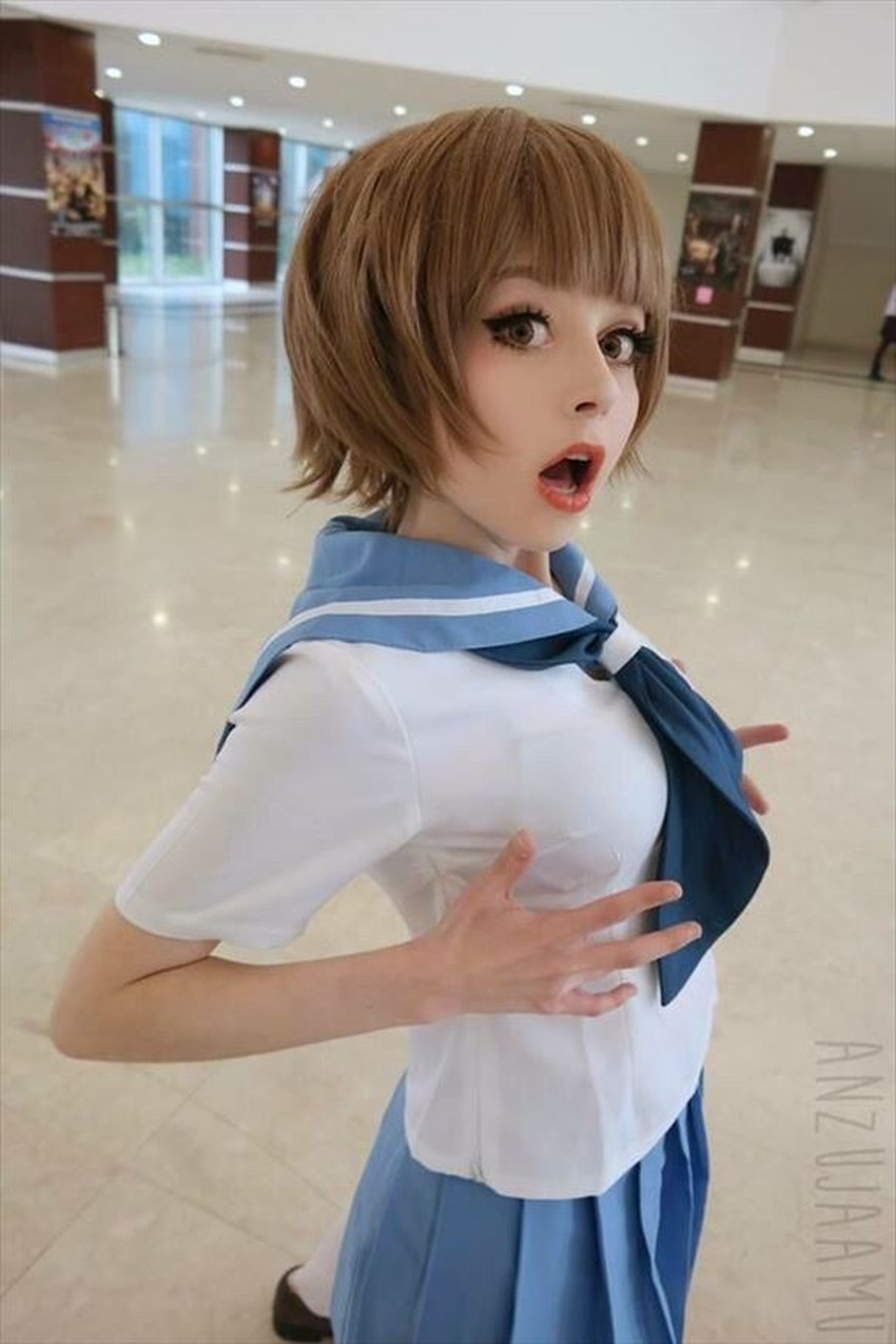 【外人コスプレイヤーエロ画像】外国人の腐女子たちがエロいアニコスで胸チラパンチラしてる外人コスプレイヤーのエロ画像集！w【80枚】 45