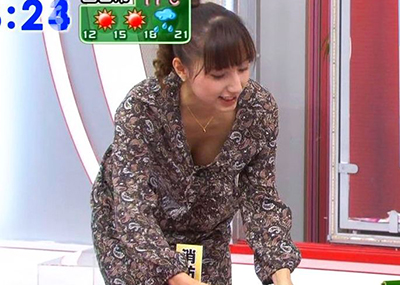 【ＴＶキャプ】胸元が無防備すぎる女子アナたち・・・（画像26枚）