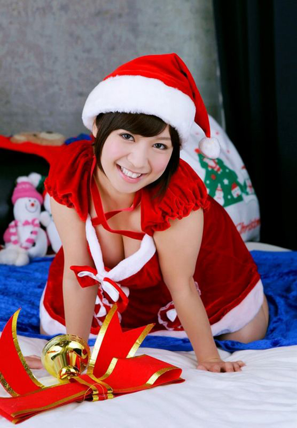 【サンタコスプレエロ画像】こんなエッチなサンタ！クリスマスイブに降りて来い！ 73