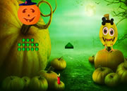 Emoji Pumpkin Forest Escape